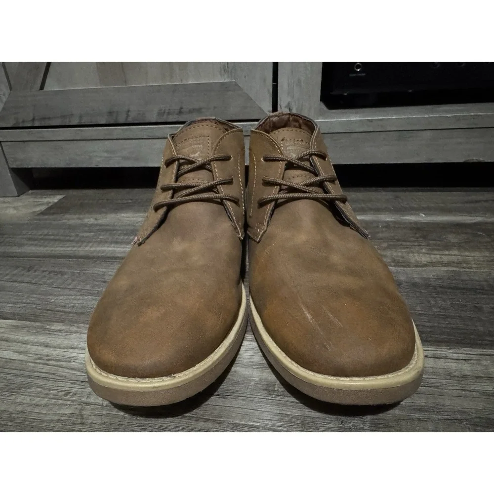 Levis Sonoma Wax 518815-DKTN Mens Size 11 Brown Mid Top Lace Up‎ Chukkas Boots